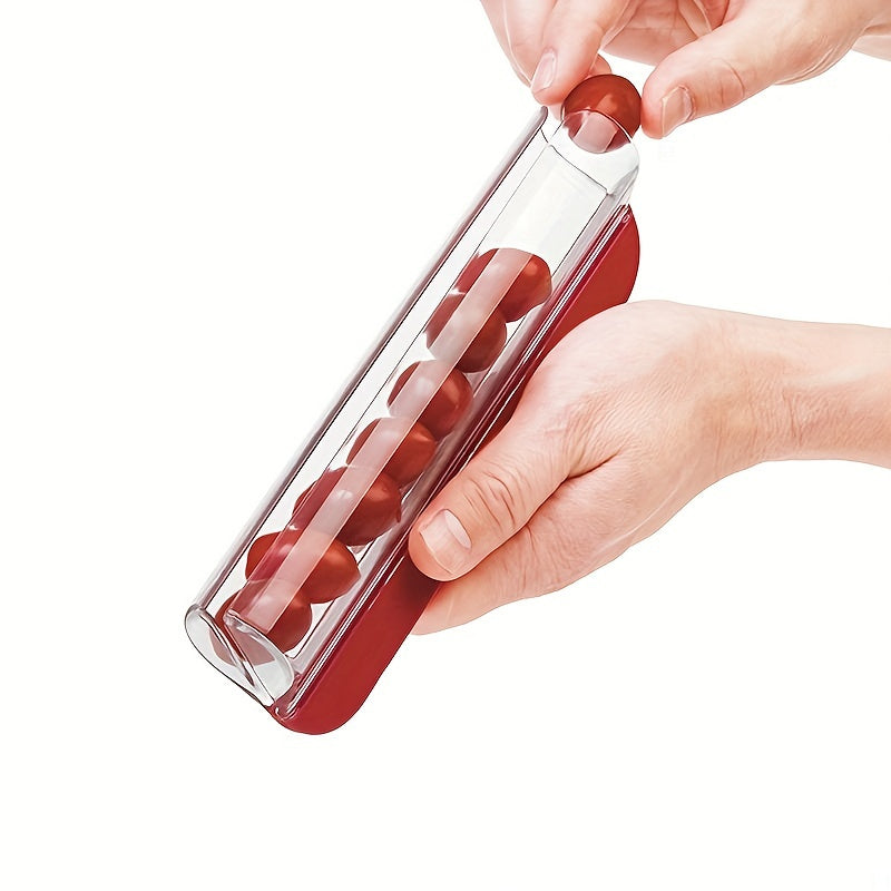 1pc; Tomato Slicer; Grape Slicer; MultiFunctional Grape Cutter; Cherry Slicer; Small Fruit Cutter For Salad; Kitchen Accessories; Cake Decoration Tool; Kitchen Tools