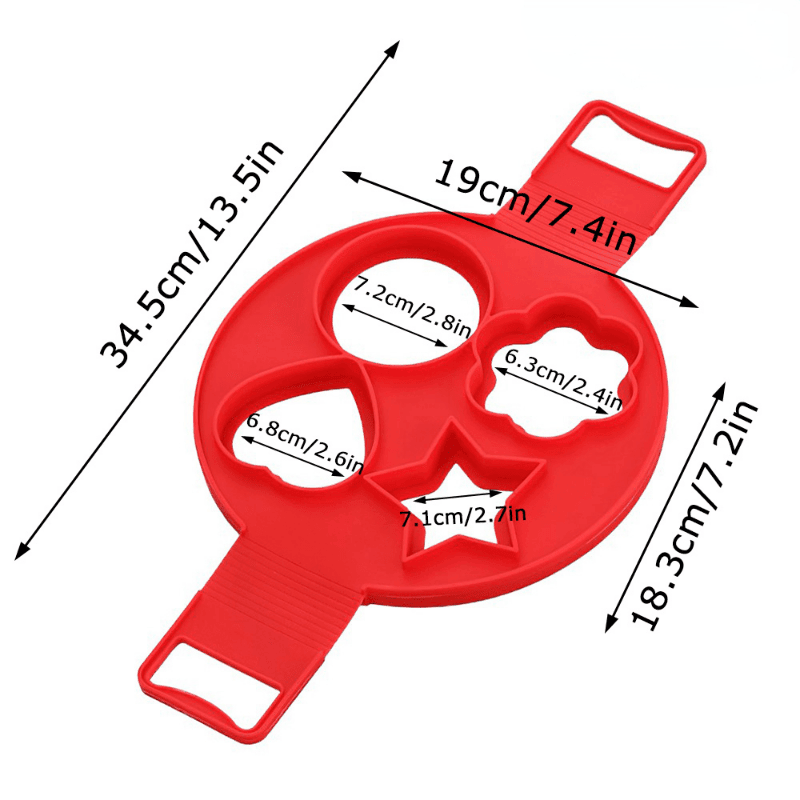 1pc Silicone Egg For Kitchen Nonstick Maker Mold Baking Accessories Tools Gadgets Egg & Pancake Rings Kitchen Gadgets