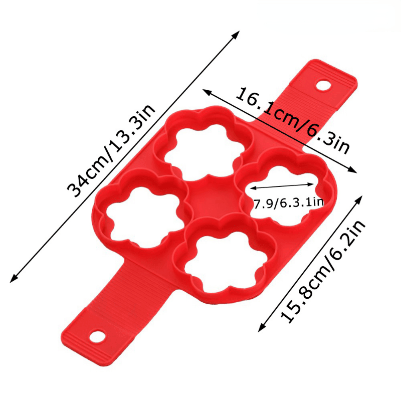 1pc Silicone Egg For Kitchen Nonstick Maker Mold Baking Accessories Tools Gadgets Egg & Pancake Rings Kitchen Gadgets