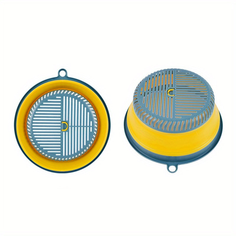 1pc Anti-fly Vegetable Cover; Folding Table Cover Leftovers Food Cover Household Dust Umbrella Anti-mosquito Leftovers Kitchen Supplies