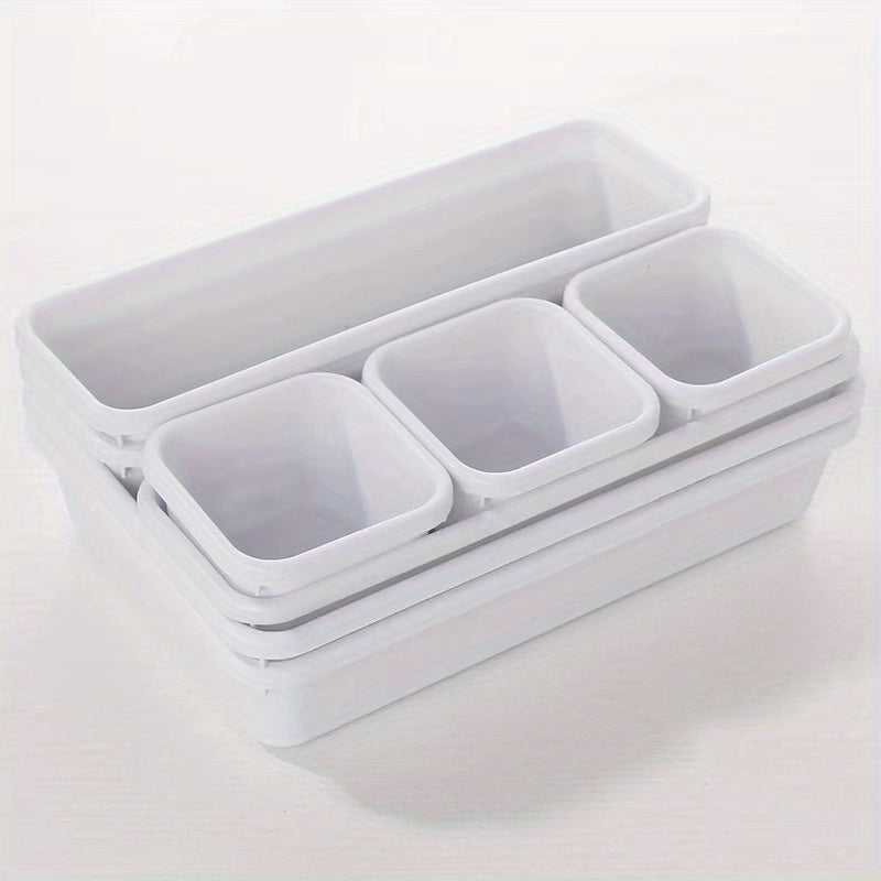 8pcs Home Drawer Organizer; Multipurpose Plastic Storage Box; Tableware Storage Container; Medicine Box; Office Supplies Storage & Organization; Free Combination Small Objects Finishing Box