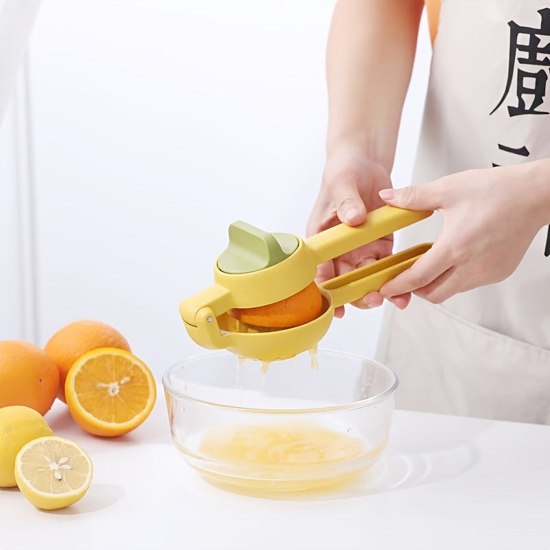 1pc Manual Juicer Citrus Lemon Squeezer; Fruit Juicer Lime Press Metal; Professional Hand Juicer Kitchen Tool