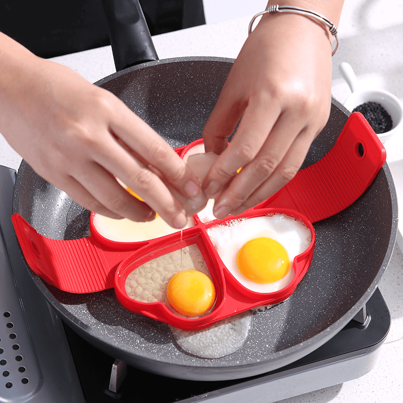 1pc Silicone Egg For Kitchen Nonstick Maker Mold Baking Accessories Tools Gadgets Egg & Pancake Rings Kitchen Gadgets
