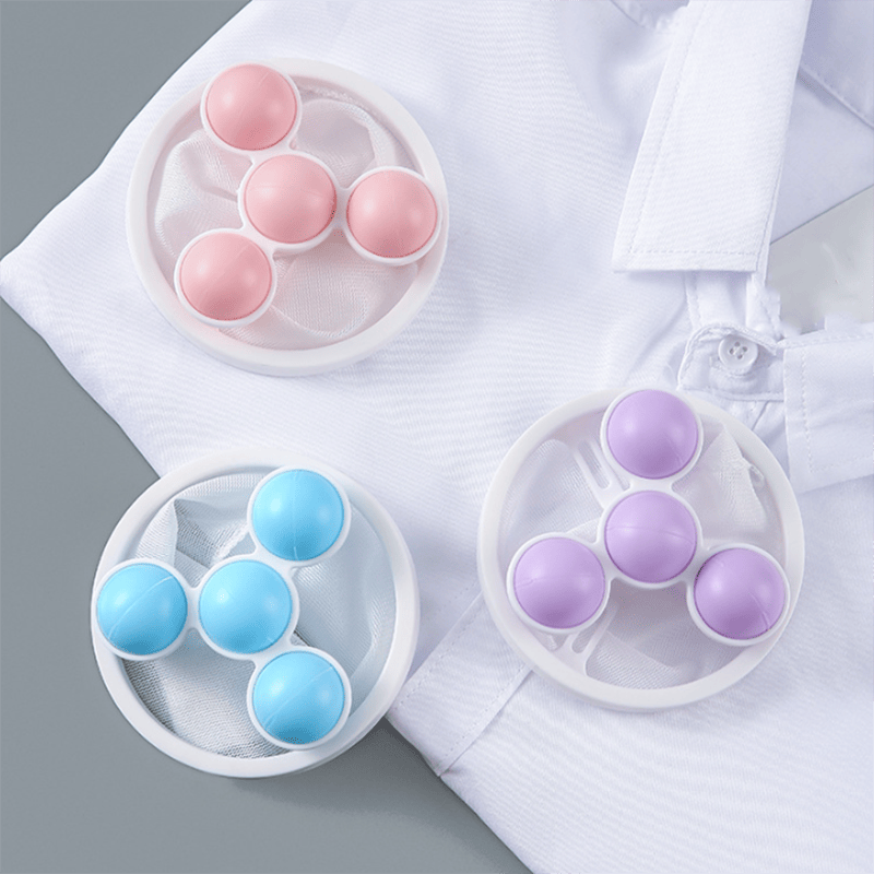 3pcs Pet Hair Remover; Reusable Lint Catcher Washing Machine Hair Filter; Laundry Hair Removal Ball; Durable Cleaning Mesh Bag Floating Lint Remover For Laundry 6.89*3.62in