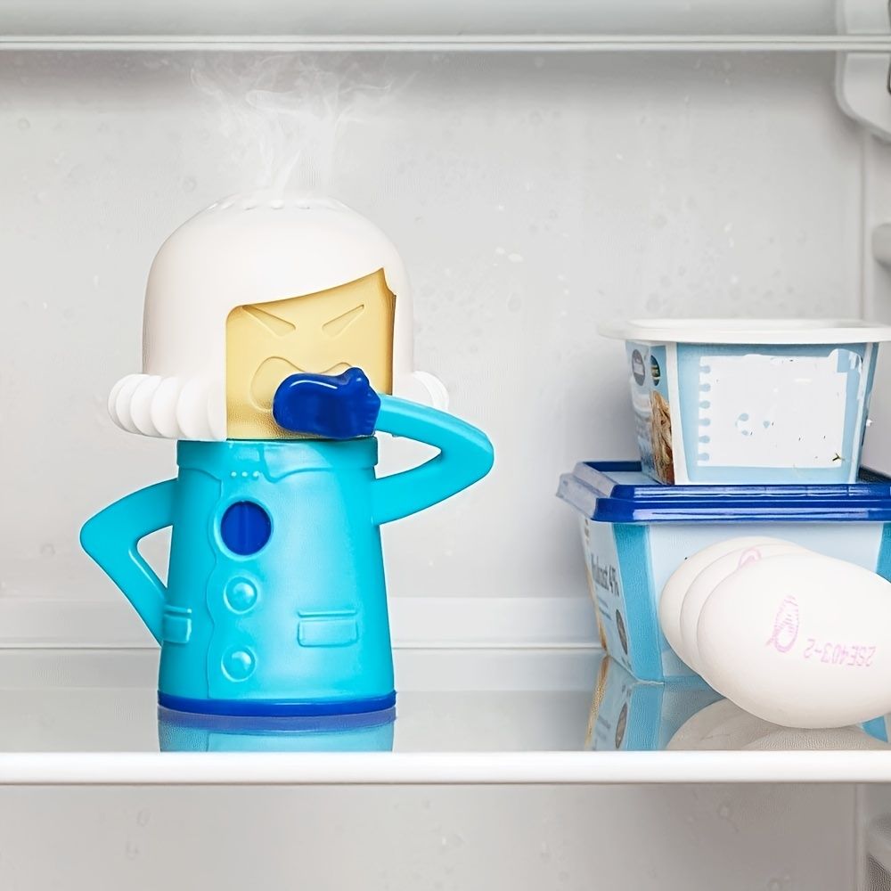 1pc Cool Mama Fridge Deodorizer; Chilly Mama Refrigerator Deodorizer Remover Absorbs Odors; Fridge Cleaner Freezer Odor Freshener Remover; Reusable Baking Soda Air Purifier