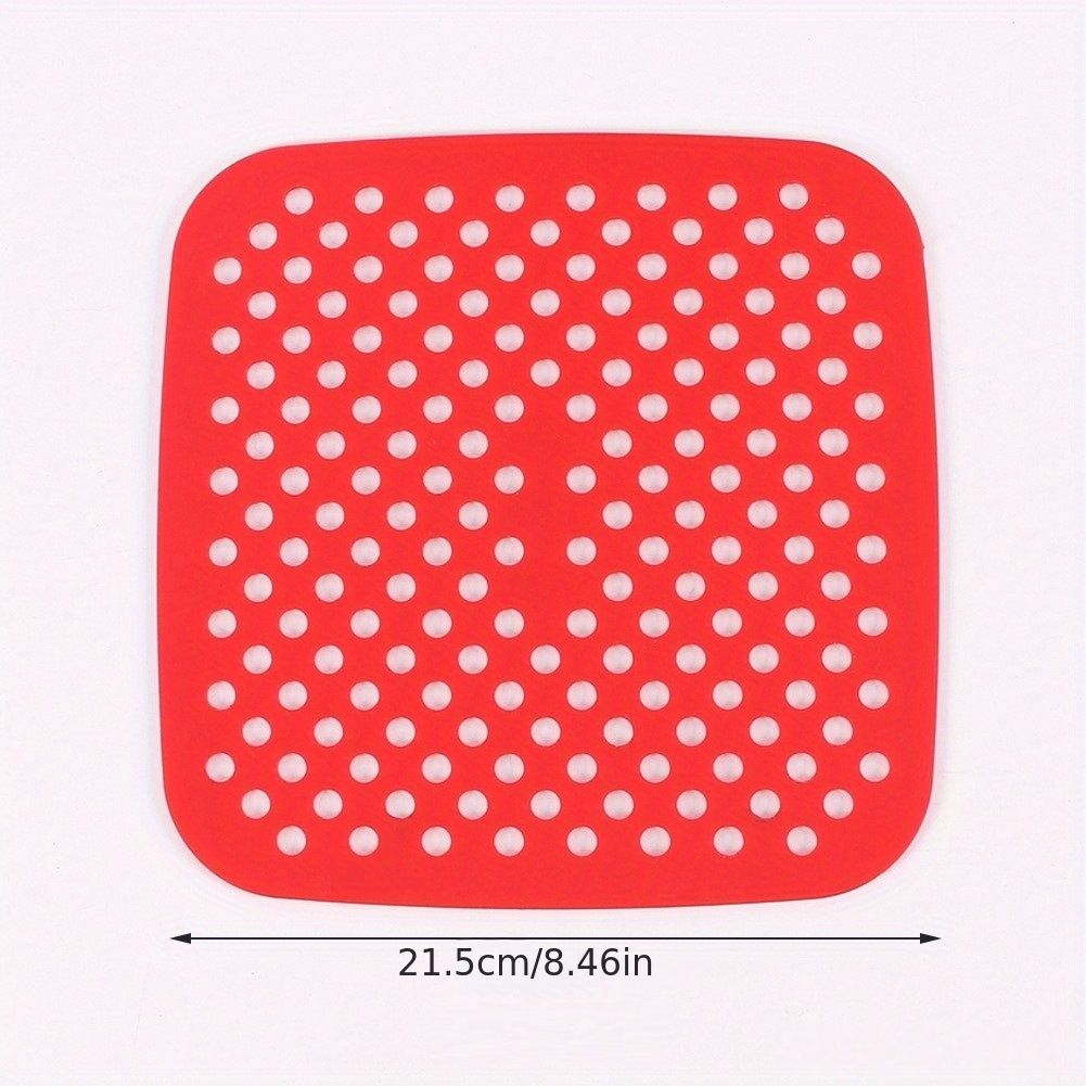1pc 7.5in/8in/9in Air Fryer Liner Silicone Air Fryer Mat