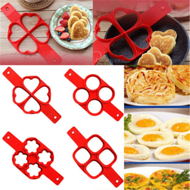 1pc Silicone Egg For Kitchen Nonstick Maker Mold Baking Accessories Tools Gadgets Egg &amp; Pancake Rings Kitchen Gadgets